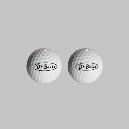 D's Balls® 1-Pair of Golf Balls!  "D's Balls® Go Deep"